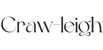 Black text 'Crawleigh' on a white background