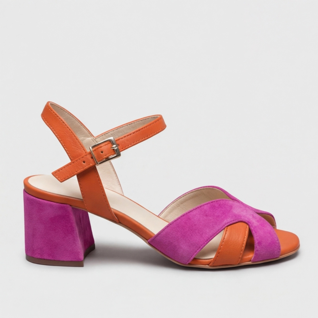 Women’s wedge heel sandals with adjustable ankle strap and cushioned sole