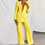 Women’s Wide-Leg Tailored Suit Set - Smart Style