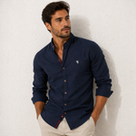 Men’s Cotton Traditional Button Shirt - Crawleigh