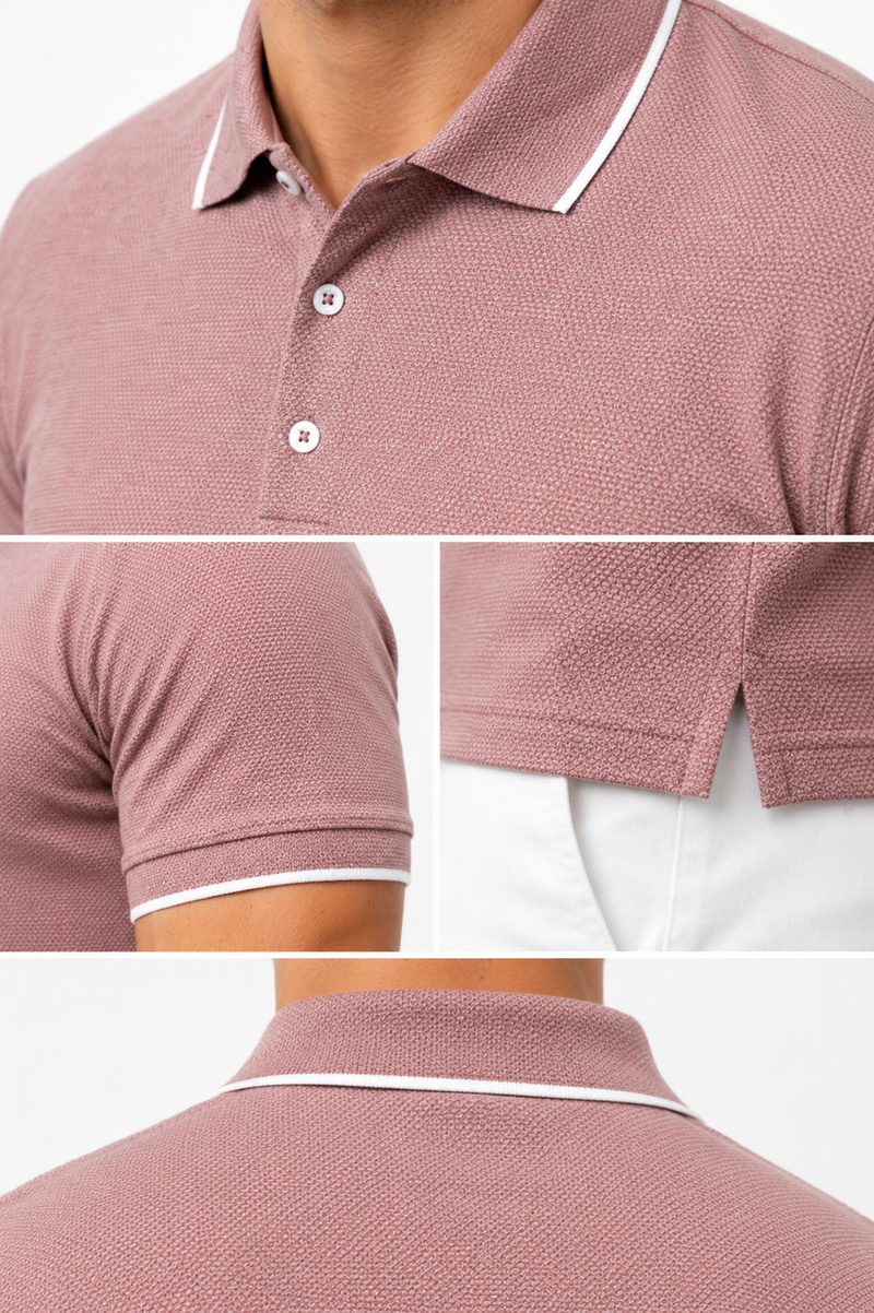 Men’s Cotton Slim Fit Polo Shirt – Craw Leigh