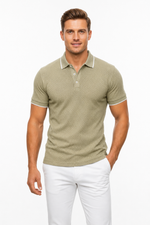 Men’s Cotton Slim Fit Polo Shirt – Craw Leigh