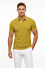 Men’s Cotton Slim Fit Polo Shirt – Craw Leigh