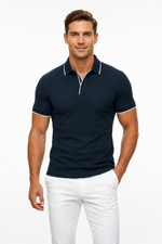 Men’s Cotton Slim Fit Polo Shirt – Craw Leigh