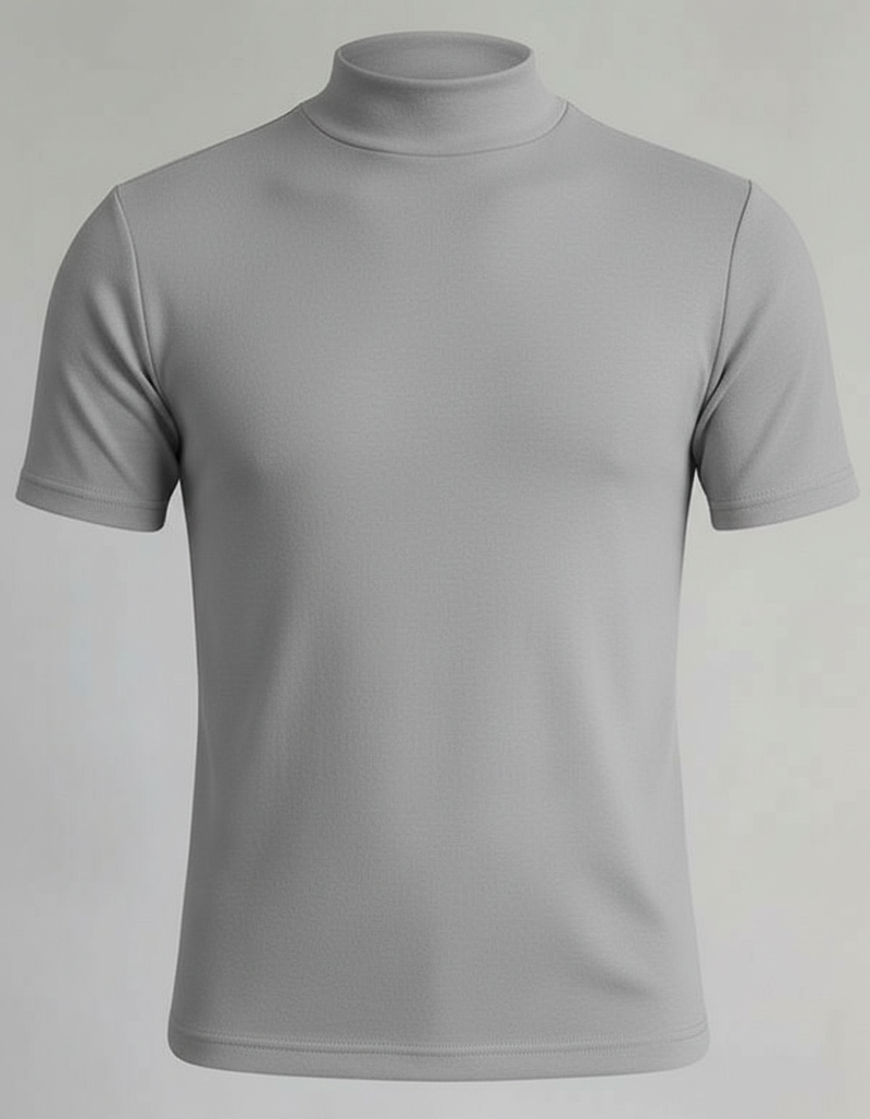 Men’s Roll-Neck Slim Fit Shirt - Crawleigh