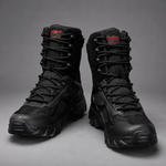 Men’s lightweight high-top tactical hiking boots with breathable fabric lining, lace-up fastening and supportive ankle design, suitable for hiking, trekking, camping, hunting and everyday outdoor wear.