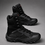 Men’s lightweight high-top tactical hiking boots with breathable fabric lining, lace-up fastening and supportive ankle design, suitable for hiking, trekking, camping, hunting and everyday outdoor wear.