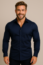Men’s Structured Wrinkle-Free Dress Shirt - Crawleigh