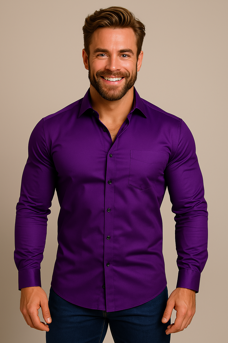 Men’s Structured Wrinkle-Free Dress Shirt - Crawleigh