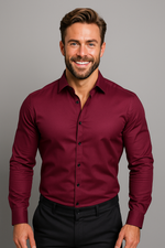 Men’s Structured Wrinkle-Free Dress Shirt - Crawleigh