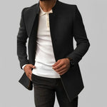 Men’s Tailored Wool Blend Coat - Crawleigh