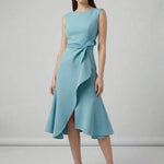 Women’s Pleated Midi Evening Dress - Crawleigh