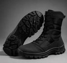 Unisex high-top hiking boots with a waterproof PU and fabric upper, lace-up fastening, breathable textile lining, lightweight EVA midsole and slip-resistant TPR rubber outsole for hiking, trekking, camping, walking and everyday outdoor wear.