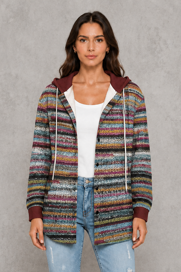 Women’s soft lightweight autumn jacket with an elegant, flattering everyday fit.