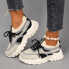 Women's lightweight breathable walking trainers with mesh upper, cushioned sole and lace-up design, available in blue, turquoise and pink for comfortable everyday walking and casual wear.
