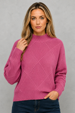 Women's premium cashmere turtleneck sweater with a regular fit, soft-touch knit, long sleeves, and a cosy high neckline for everyday wear.
