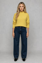 Women's premium cashmere turtleneck sweater with a regular fit, soft-touch knit, long sleeves, and a cosy high neckline for everyday wear.