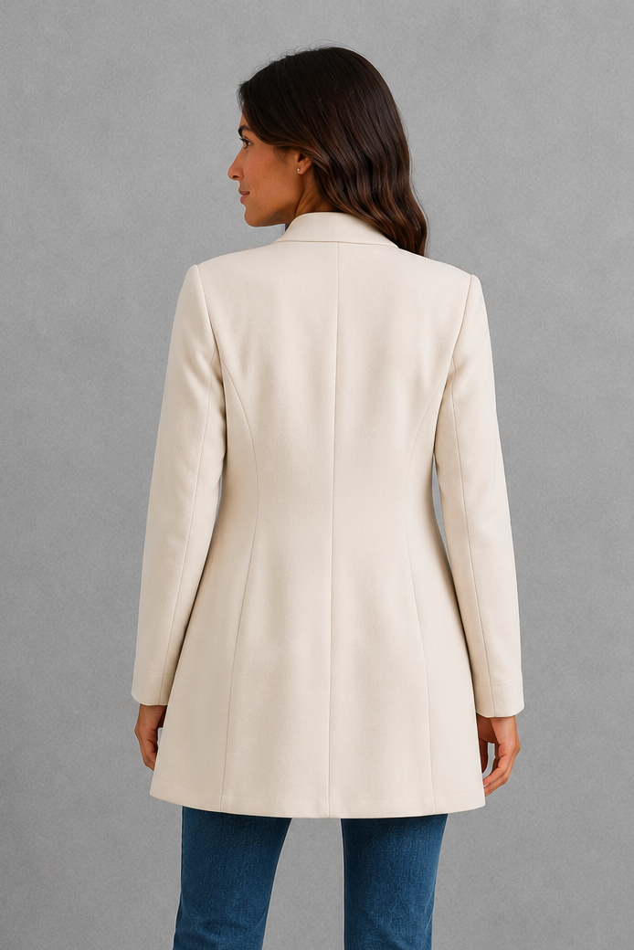 Women’s elegant tailored lightweight blazer with a flattering feminine fit for work and everyday wear.