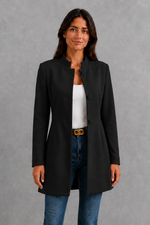 Women’s elegant tailored lightweight blazer with a flattering feminine fit for work and everyday wear.