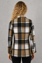 Women's lightweight tailored blazer in a smart casual open-front design with long sleeves and a relaxed fit, ideal for work, commuting, travel and everyday spring and autumn wear.