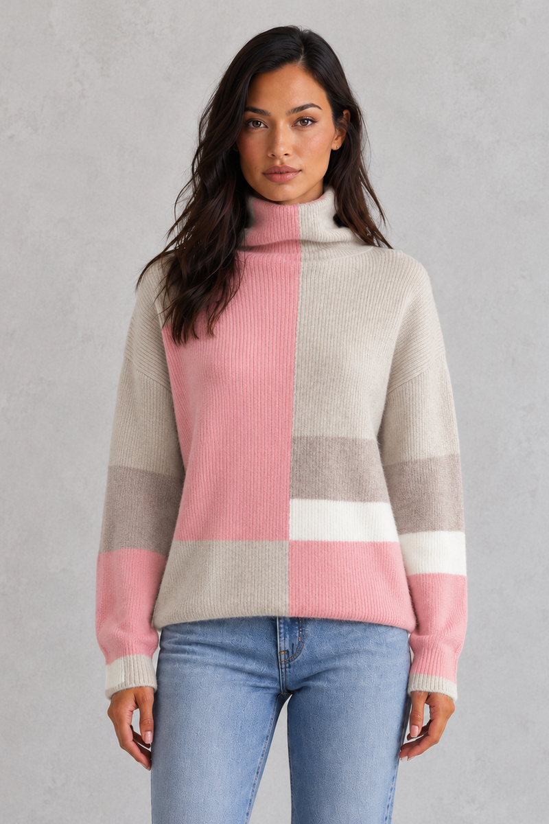 Women’s Lightweight Turtleneck Sweater for Casual & Everyday Wear