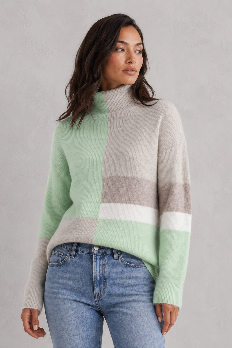 Women’s Lightweight Turtleneck Sweater for Casual & Everyday Wear