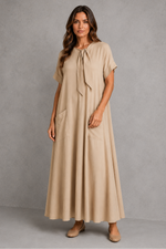 Women’s Relaxed Maxi Dress with Pockets for Casual Summer & Holiday Wear