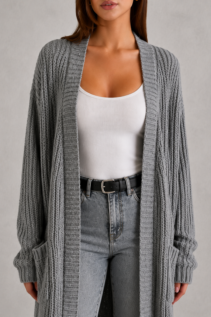Women’s V-Neck Button Front Knit Cardigan for Casual & Everyday Wear