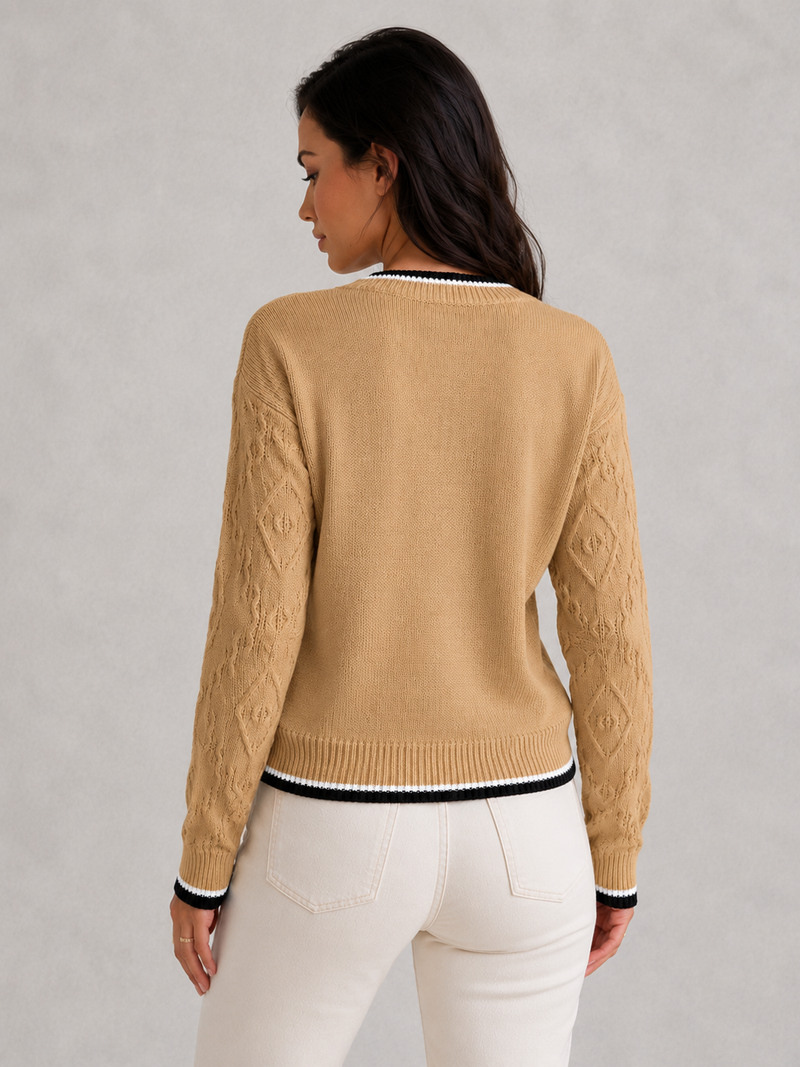 Women’s Striped Knit Jumper for Casual & Everyday Wear