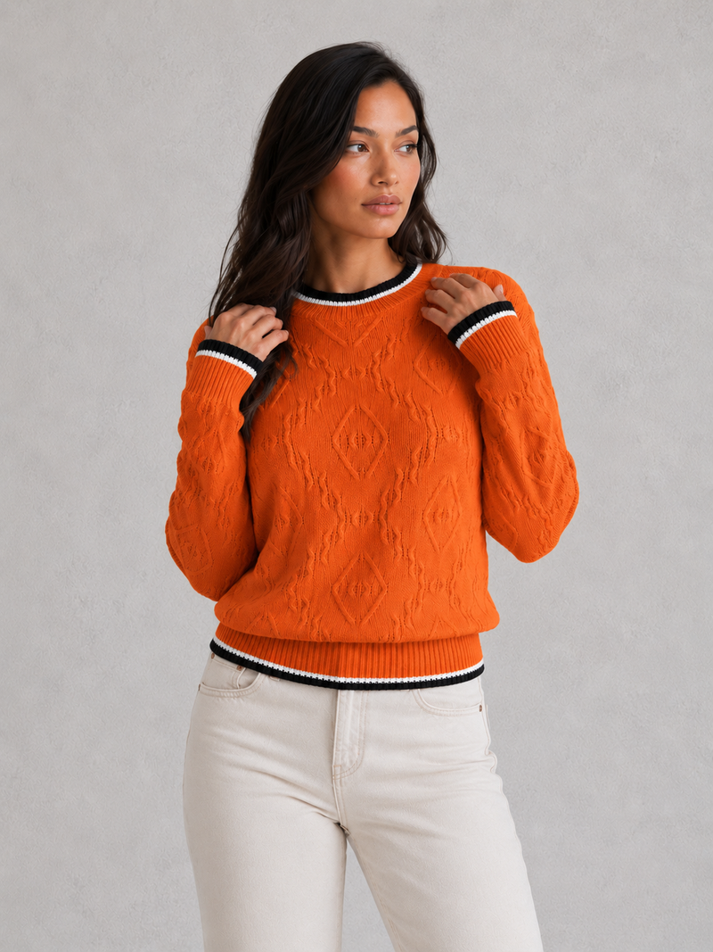 Women’s Striped Knit Jumper for Casual & Everyday Wear