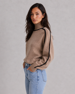 Women's Merino Wool Roll Neck Jumper - Soft Knitted Winter Sweater