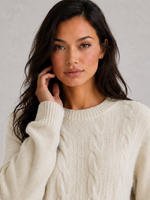 Women’s Relaxed Fit Knitted Jumper - Soft Crew Neck Casual Knitwear