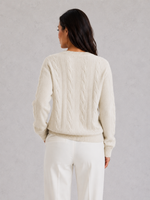 Women’s Relaxed Fit Knitted Jumper - Soft Crew Neck Casual Knitwear