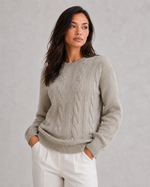 Women’s Relaxed Fit Knitted Jumper - Soft Crew Neck Casual Knitwear