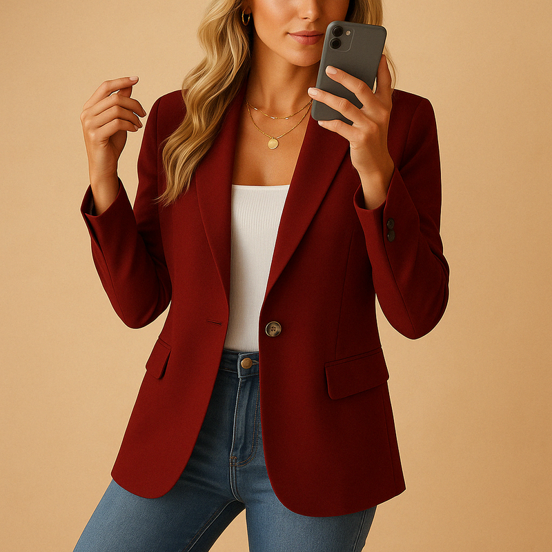 Women’s Stretch Fitted Blazer - Crawleigh