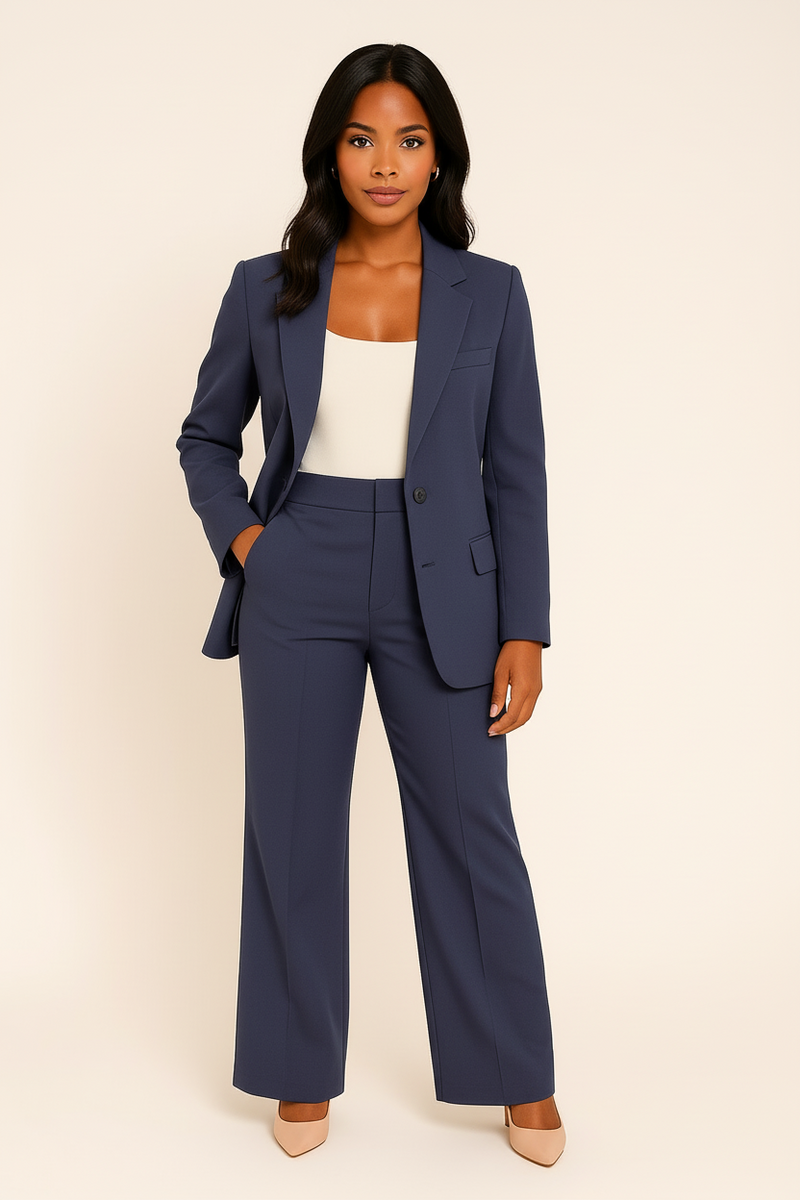 Women’s Tailored Blazer & Trouser Suit Set - Crawleigh