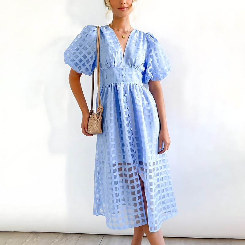 Women’s Flowy Casual Midi Dress - Craw Leigh