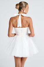 Women’s Corset Mini Dress with Tulle Skirt for Parties & Special Occasions