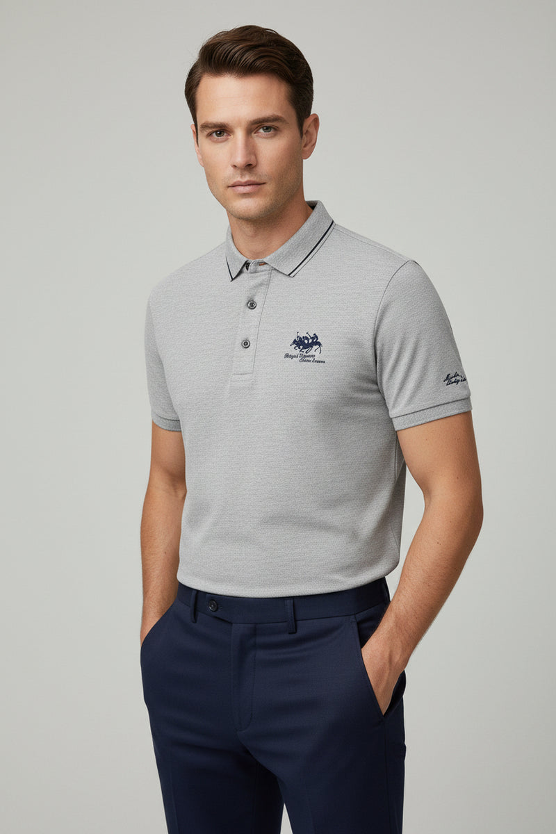 Men’s Classic Short Sleeve Polo Shirt - Craw Leigh