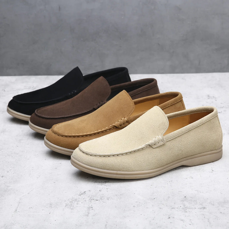 Men’s Suede Business Casual Loafers - Craw Leigh