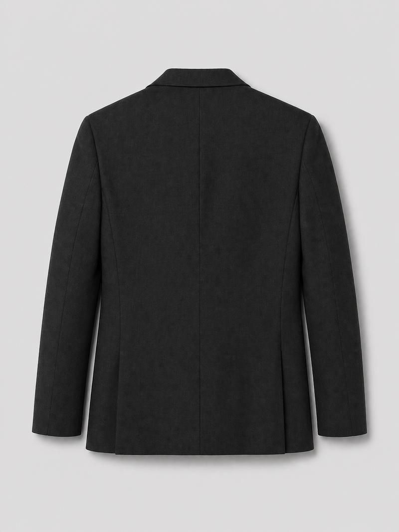 Black jacket on a light gray background
