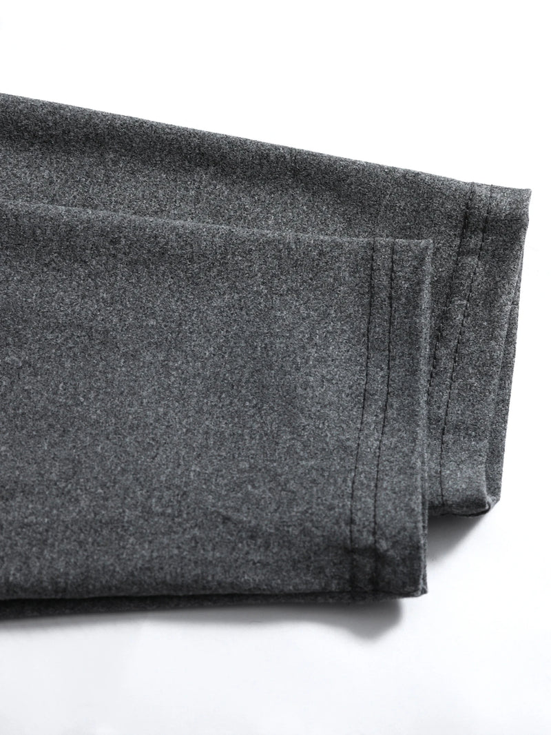Folded dark gray fabric on a white background