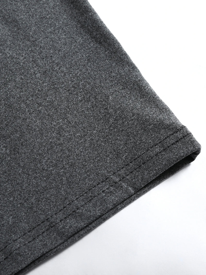Close-up of gray shorts on a white background