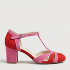 Women’s ankle strap heels with comfortable fit and cushioned sole