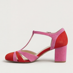 Women’s ankle strap heels with comfortable fit and cushioned sole