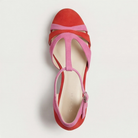 Women’s ankle strap heels with comfortable fit and cushioned sole
