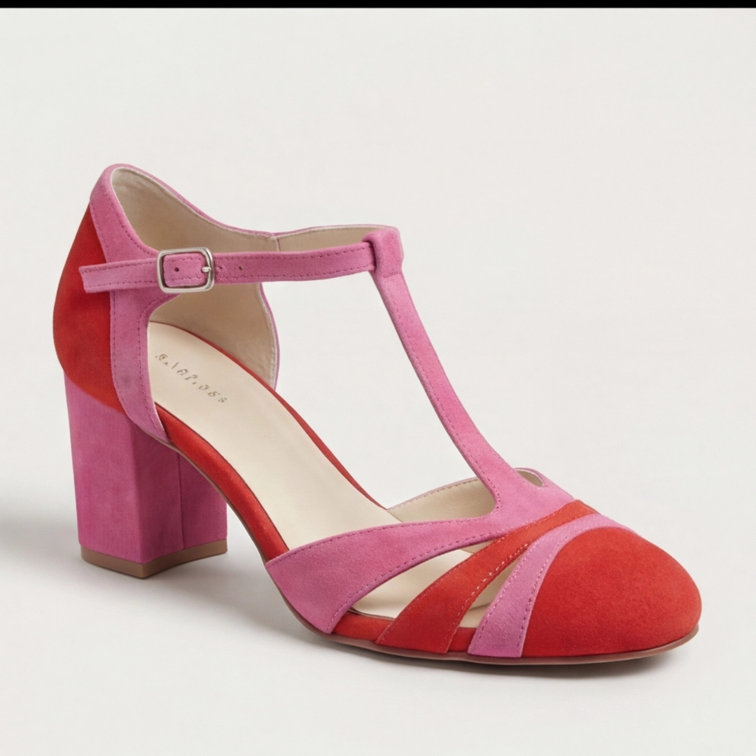 Women’s ankle strap heels with comfortable fit and cushioned sole