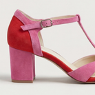 Women’s ankle strap heels with comfortable fit and cushioned sole