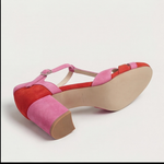 Women’s ankle strap heels with comfortable fit and cushioned sole