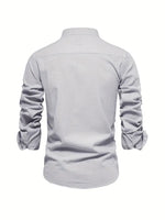 Light gray shirt on a white background